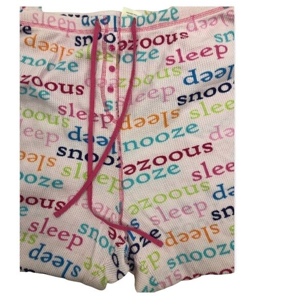 Sonoma pink waffle knit 2 pc drawstring pajama pant - Picture 6 of 8